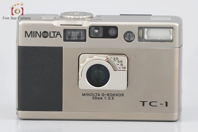 【中古】MINOLTA ミノルタ TC-1 コンパクトフィルムカメラ | 中古カメラ・フィルムカメラを中心に取り揃えるファイブスターカメラ