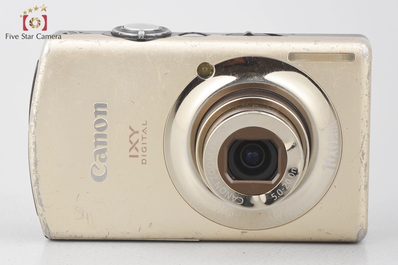 【中古】Canon キヤノン IXY Digital 920 IS ゴールド コンパクトデジタルカメラ |  中古カメラ・フィルムカメラを中心に取り揃えるファイブスターカメラ