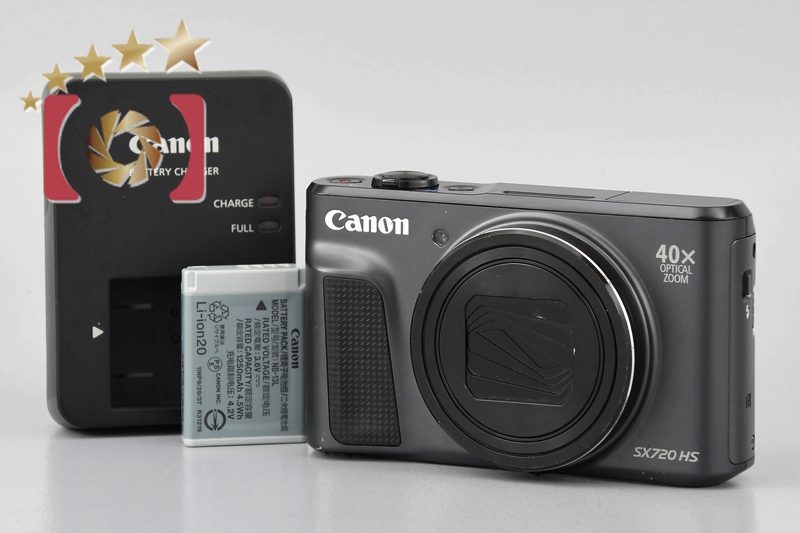 中古】Canon キヤノン PowerShot SX720 HS ブラック コンパクト