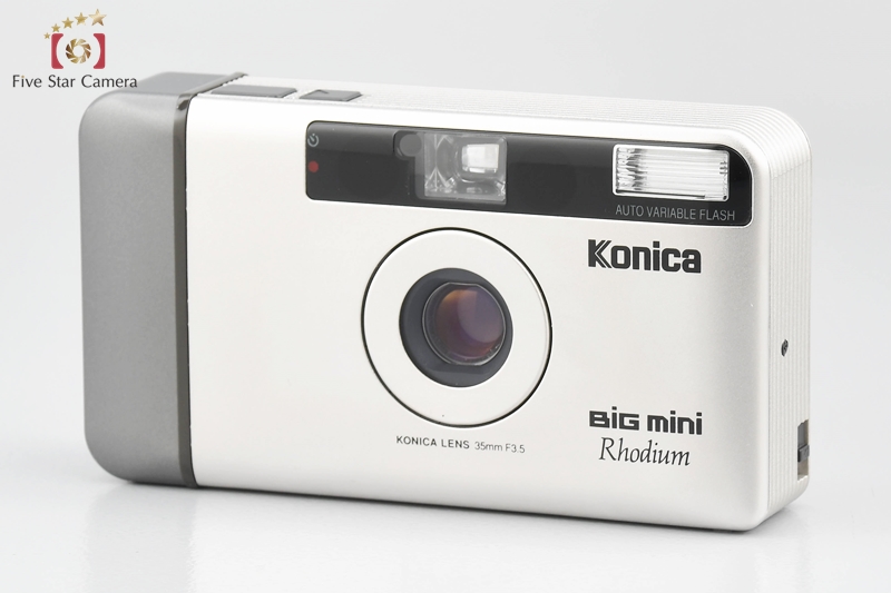 【中古】Konica コニカ BIG mini Rhodium コンパクトフィルムカメラ 元箱付き |  中古カメラ・フィルムカメラを中心に取り揃えるファイブスターカメラ