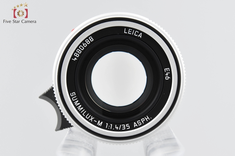 中古】Leica ライカ SUMMILUX-M 35mm f/1.4 ASPH. E46 11727 シルバー 元箱付き |  中古カメラ・フィルムカメラを中心に取り揃えるファイブスターカメラ