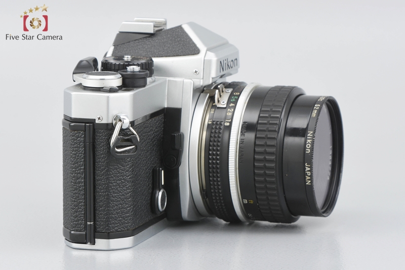 【中古】Nikon ニコン FE シルバー フィルム一眼レフカメラ + Ai NIKKOR 50mm f/1.8 |  中古カメラ・フィルムカメラを中心に取り揃えるファイブスターカメラ