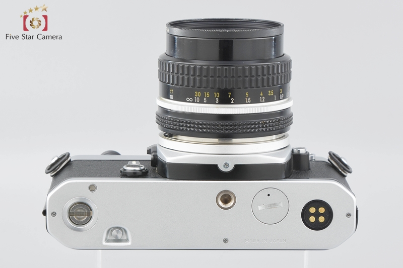 【中古】Nikon ニコン FE シルバー フィルム一眼レフカメラ + Ai NIKKOR 50mm f/1.8 |  中古カメラ・フィルムカメラを中心に取り揃えるファイブスターカメラ