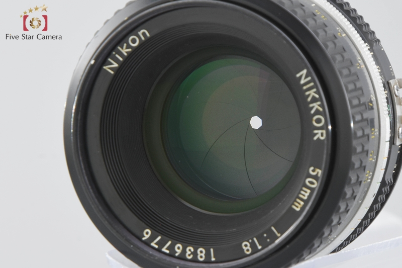 【中古】Nikon ニコン FE シルバー フィルム一眼レフカメラ + Ai NIKKOR 50mm f/1.8 |  中古カメラ・フィルムカメラを中心に取り揃えるファイブスターカメラ