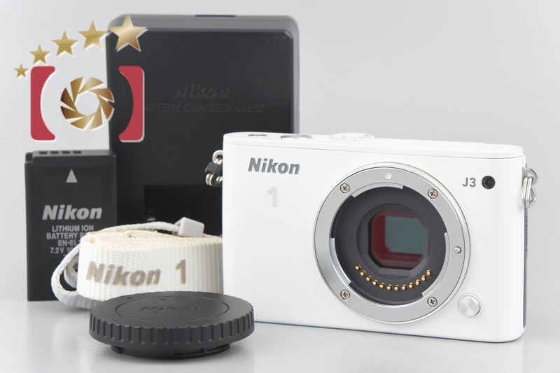 中古】Nikon ニコン 1 J3 ホワイト ミラーレス一眼カメラ | 中古カメラ