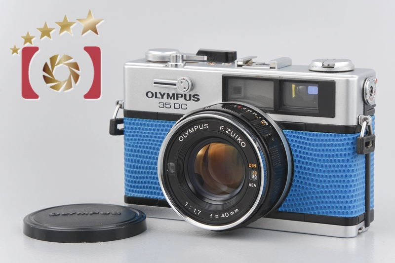 中古】OLYMPUS オリンパス 35 DC ブルー レンジファインダーカメラ