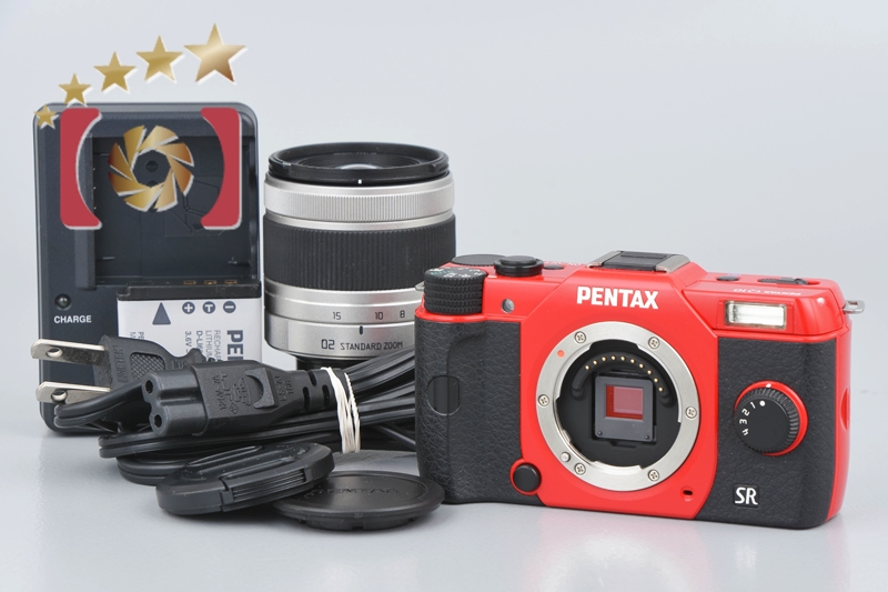 中古】PENTAX ペンタックス Q10 ズームレンズキット レッド シャッター ...