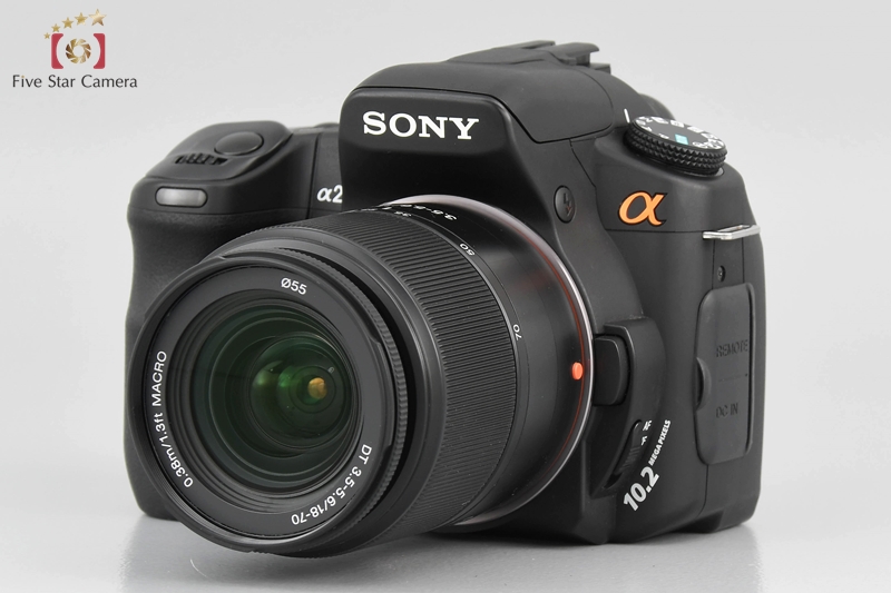 【中古】SONY ソニー α200 DSLR-A200 ダブルズームレンズキット ブラック |  中古カメラ・フィルムカメラを中心に取り揃えるファイブスターカメラ