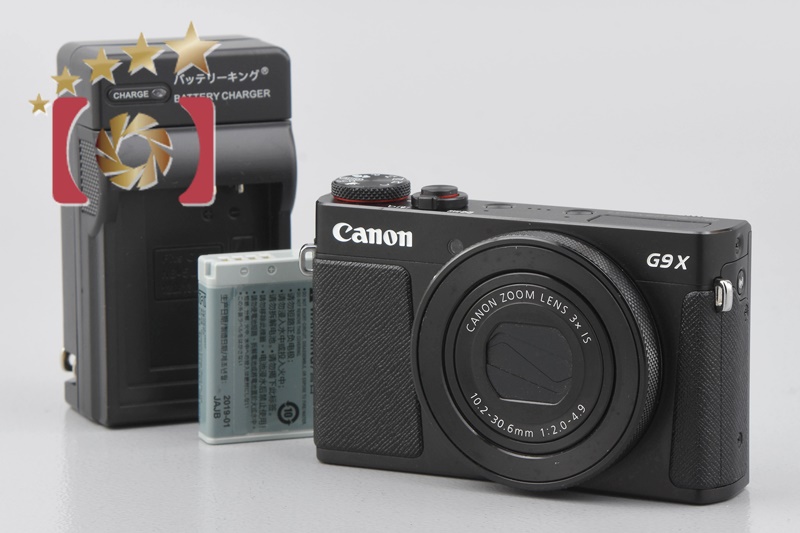 【中古】Canon キヤノン PowerShot G9 X Mark II ブラック コンパクトデジタルカメラ |  中古カメラ・フィルムカメラを中心に取り揃えるファイブスターカメラ