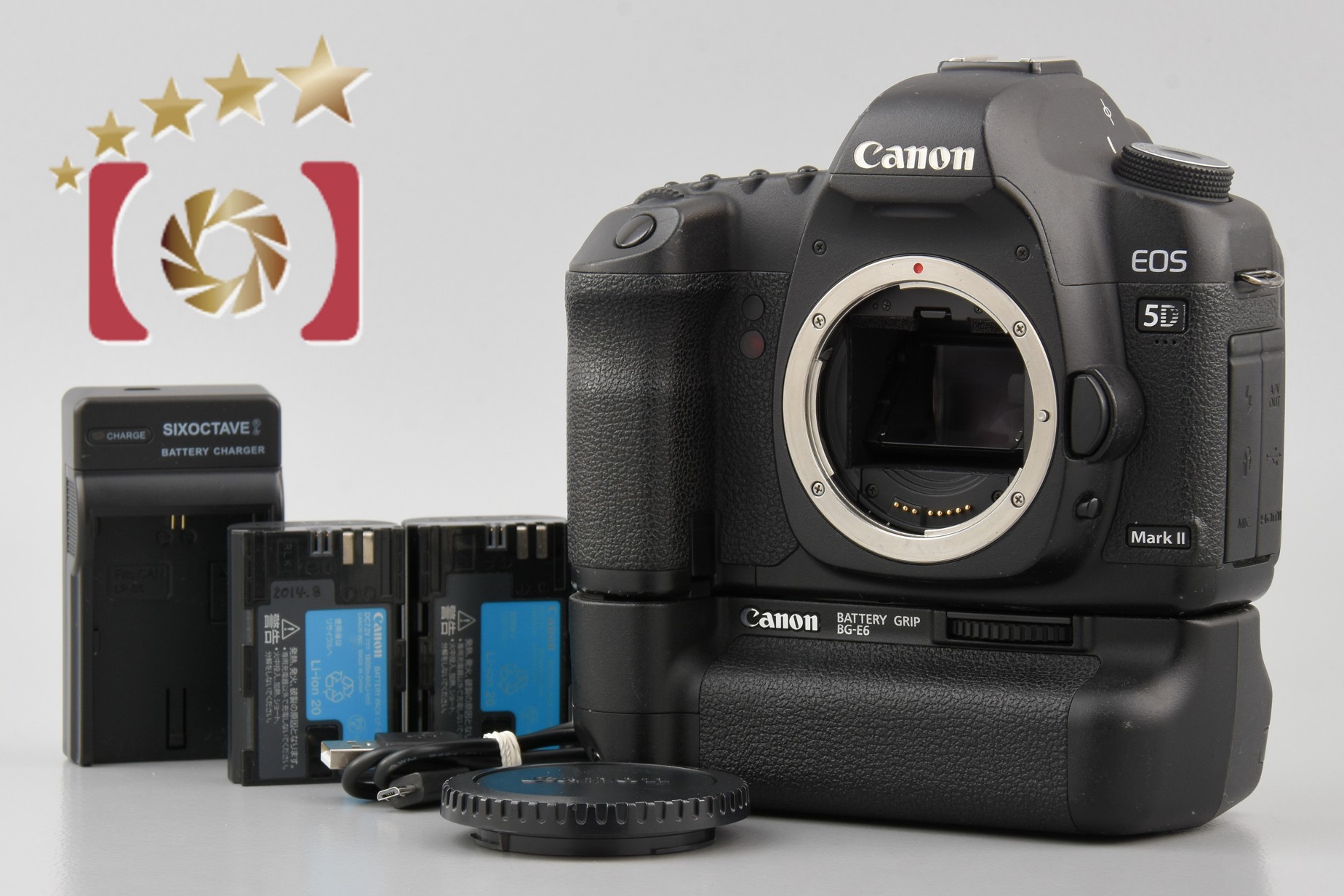 【中古】Canon キヤノン EOS 5D Mark II + BG-E6 バッテリーグリップ |  中古カメラ・フィルムカメラを中心に取り揃えるファイブスターカメラ