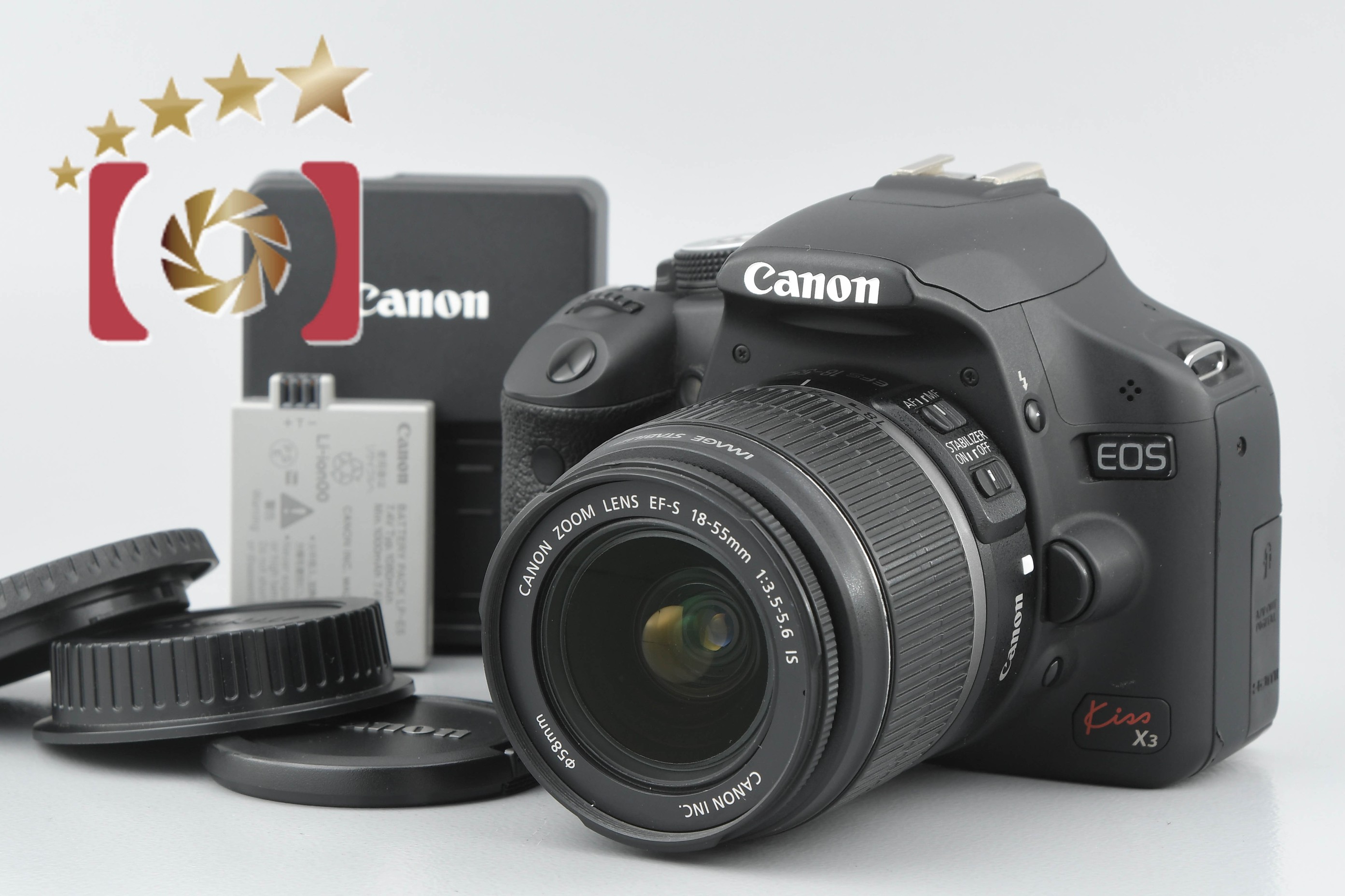 中古】Canon キヤノン EOS Kiss X3 EF-S 18-55 IS レンズキット | 中古