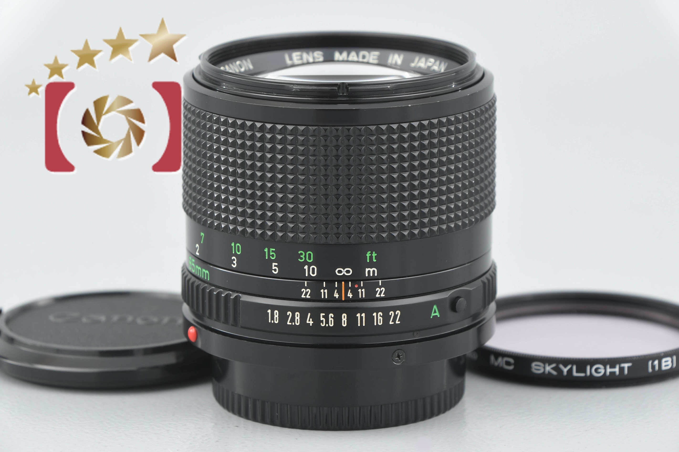 【中古】Canon キヤノン New FD 85mm f/1.8 | 中古カメラ・フィルムカメラを中心に取り揃えるファイブスターカメラ