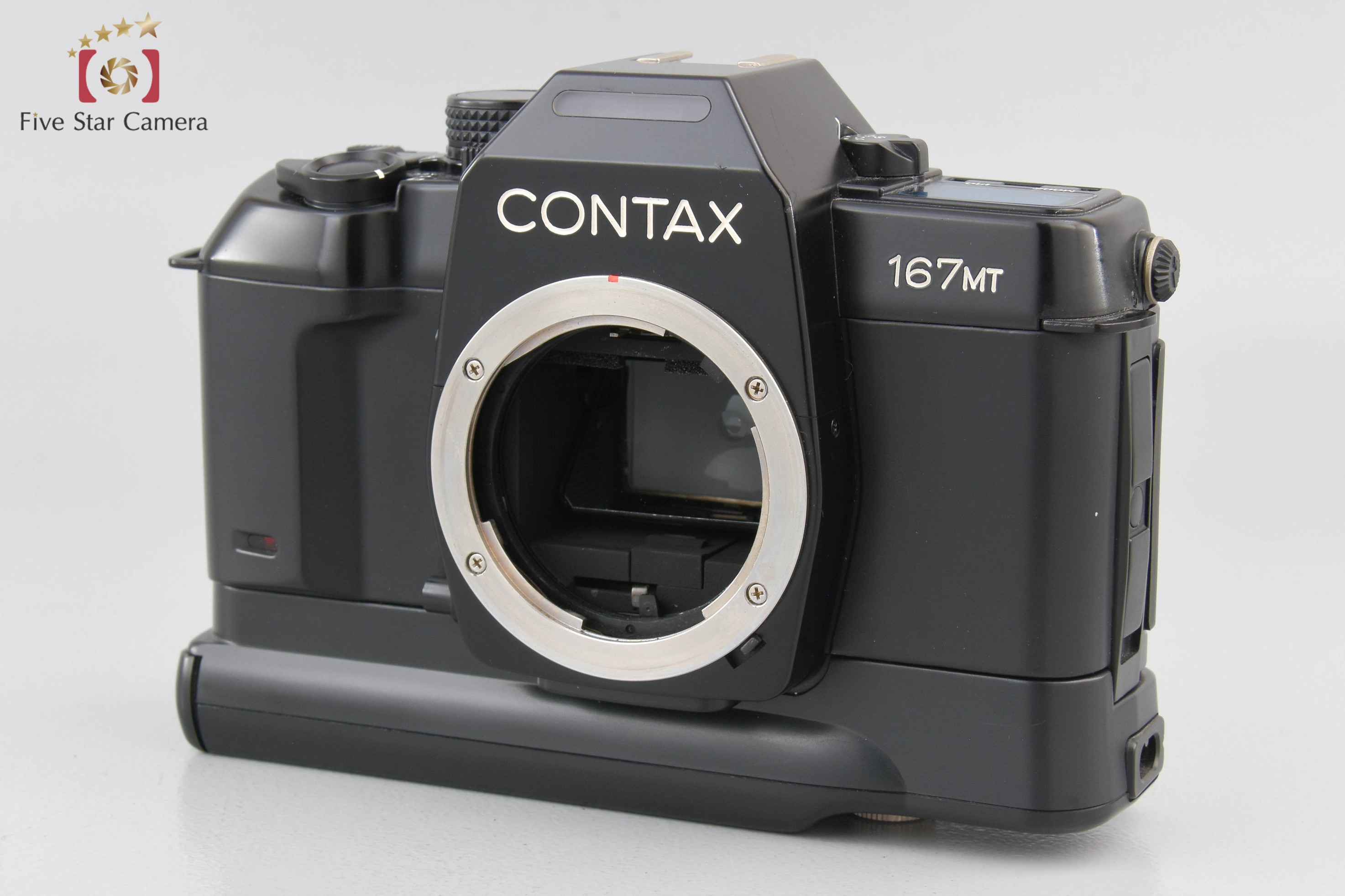 【中古】CONTAX コンタックス 167MT フィルム一眼レフカメラ ＋ P-5 単三電池ホルダー |  中古カメラ・フィルムカメラを中心に取り揃えるファイブスターカメラ