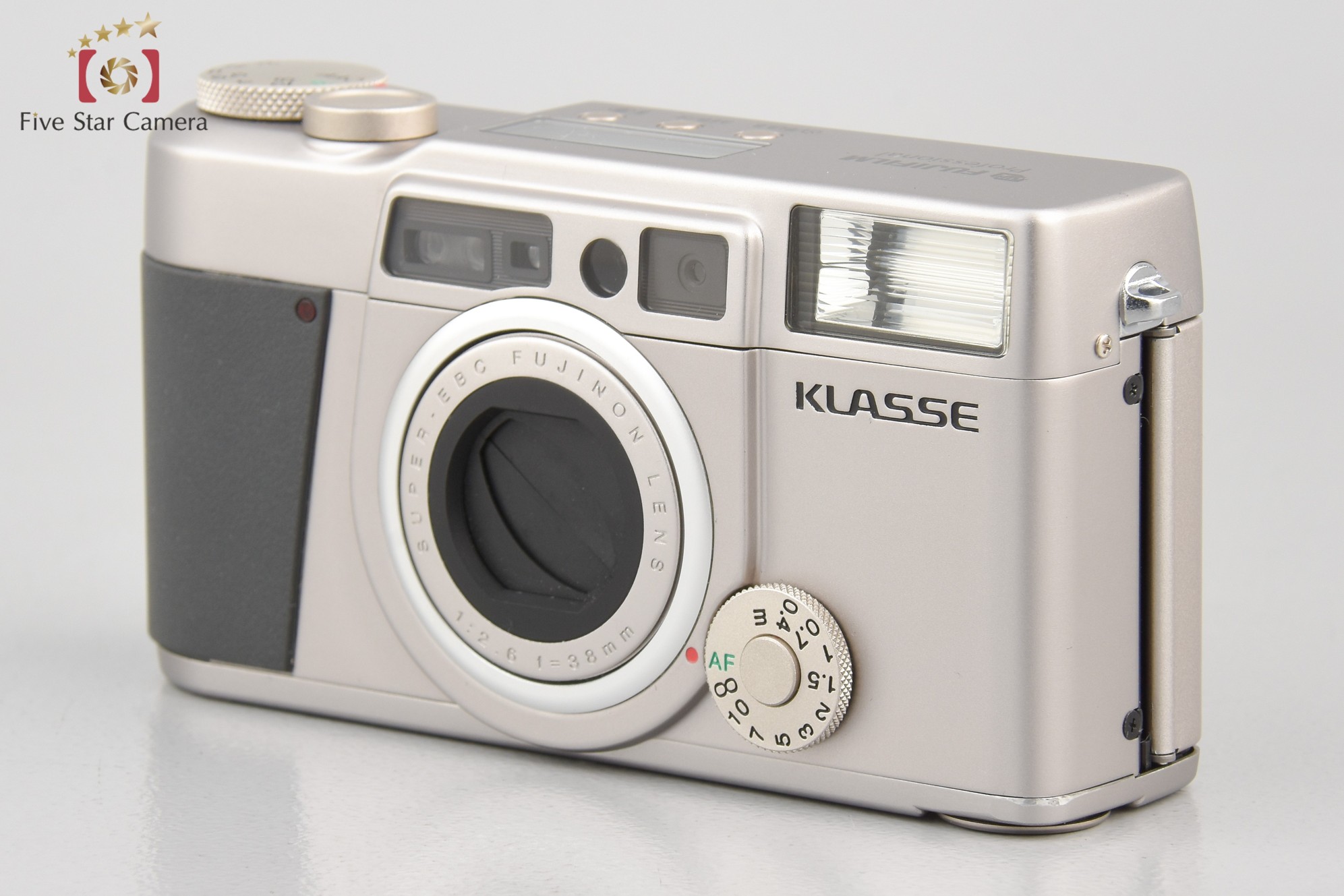 中古】FUJIFILM 富士フイルム KLASSE シルバー コンパクトフィルム 