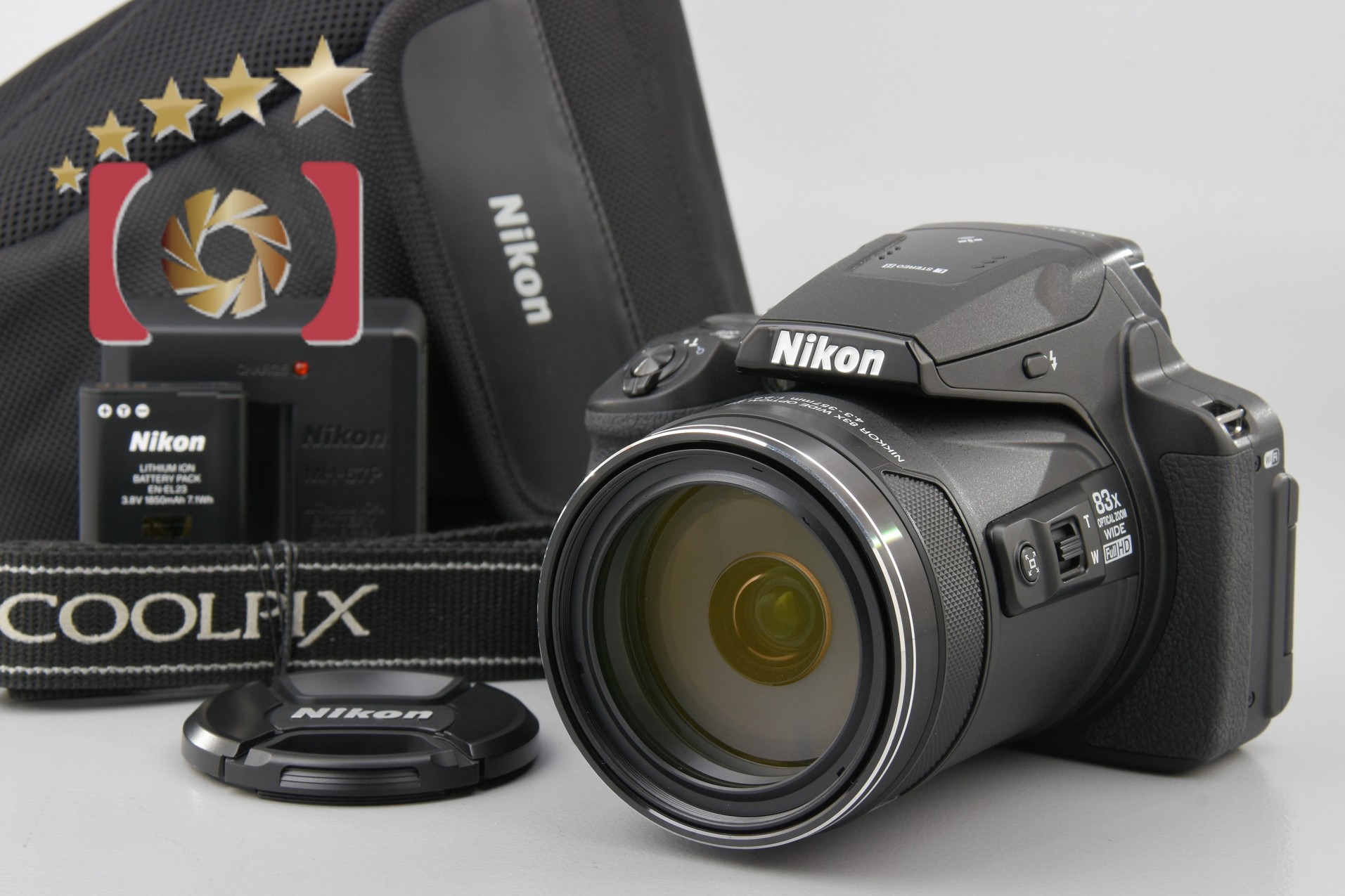 【中古】Nikon ニコン COOLPIX P900 ブラック コンパクトデジタルカメラ |  中古カメラ・フィルムカメラを中心に取り揃えるファイブスターカメラ