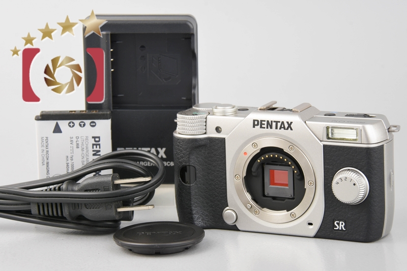 中古】PENTAX ペンタックス Q10 シルバー ミラーレス一眼カメラ