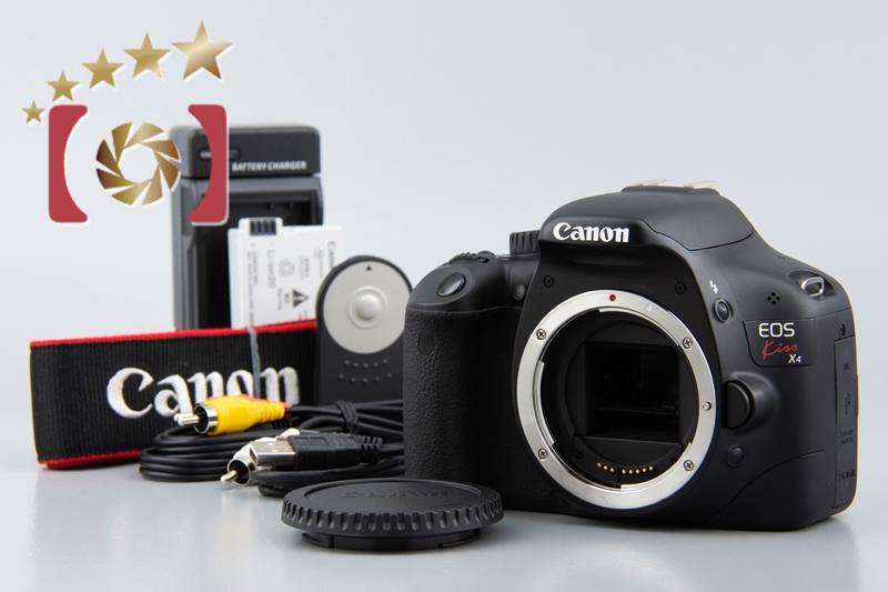 中古】Canon キヤノン EOS Kiss X4 デジタル一眼レフカメラ シャッター回数僅少 |  中古カメラ・フィルムカメラを中心に取り揃えるファイブスターカメラ