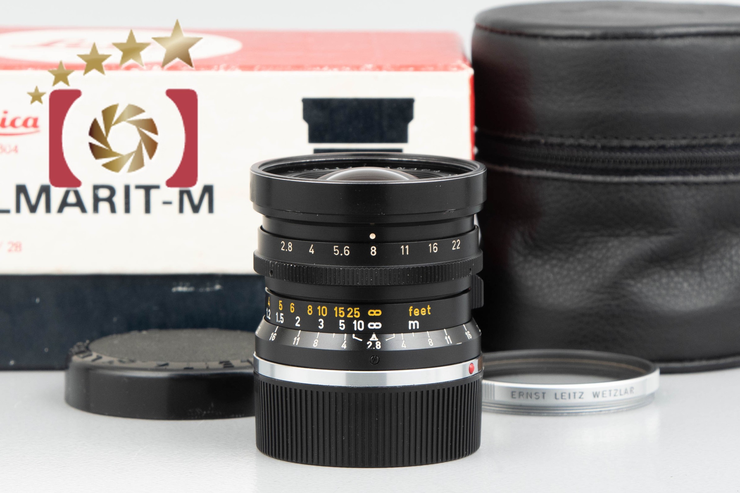 【中古】Leica ライカ ELMARIT 28mm f/2.8 第1世代 後期 カナダ製 ライカMマウント 元箱付き 希少品 |  中古カメラ・フィルムカメラを中心に取り揃えるファイブスターカメラ