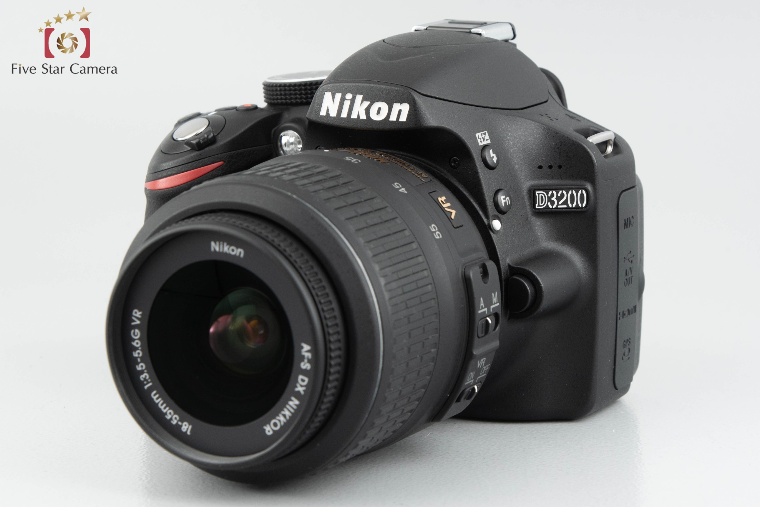 中古】Nikon ニコン D3200 ダブルズームレンズキット ブラック シャッター回数僅少 | 中古カメラ・フィルムカメラ を中心に取り揃えるファイブスターカメラ