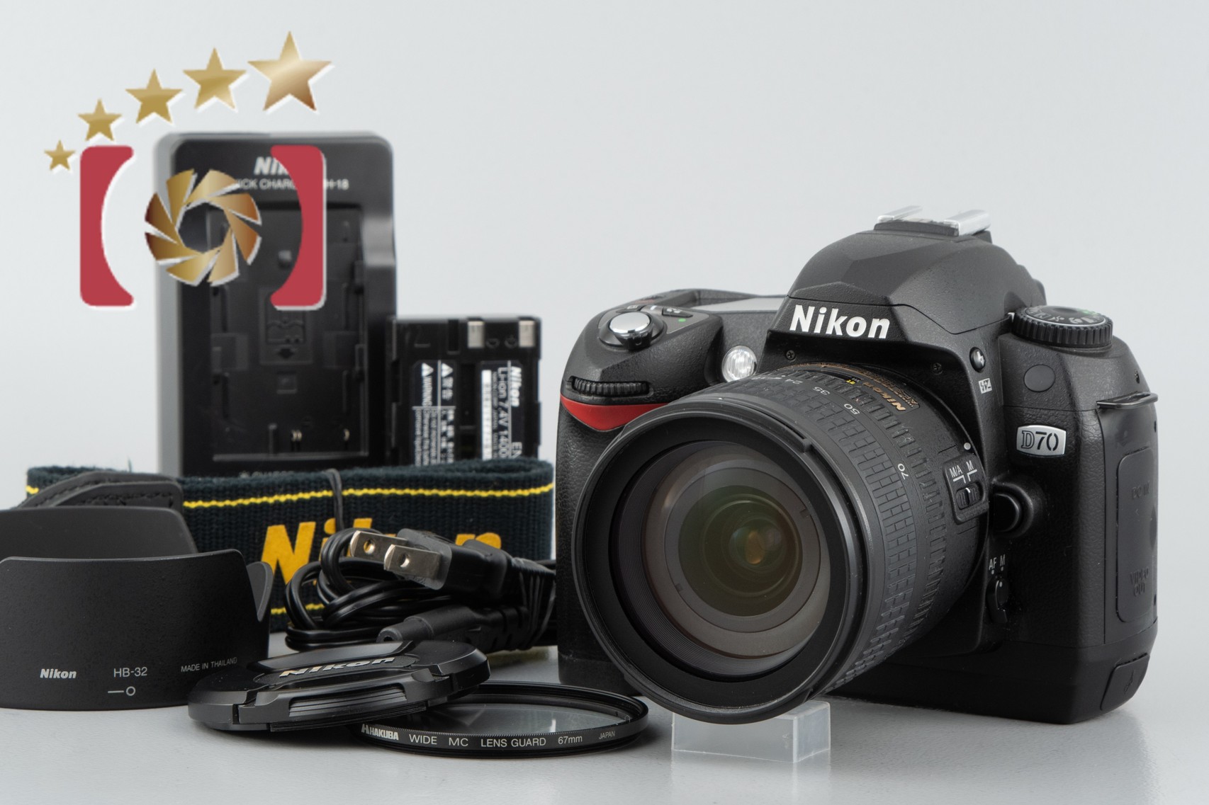 Nikon D70 Kit 18-70mm DX f/3.5-4.5G IFED | shop.spackdubai.com