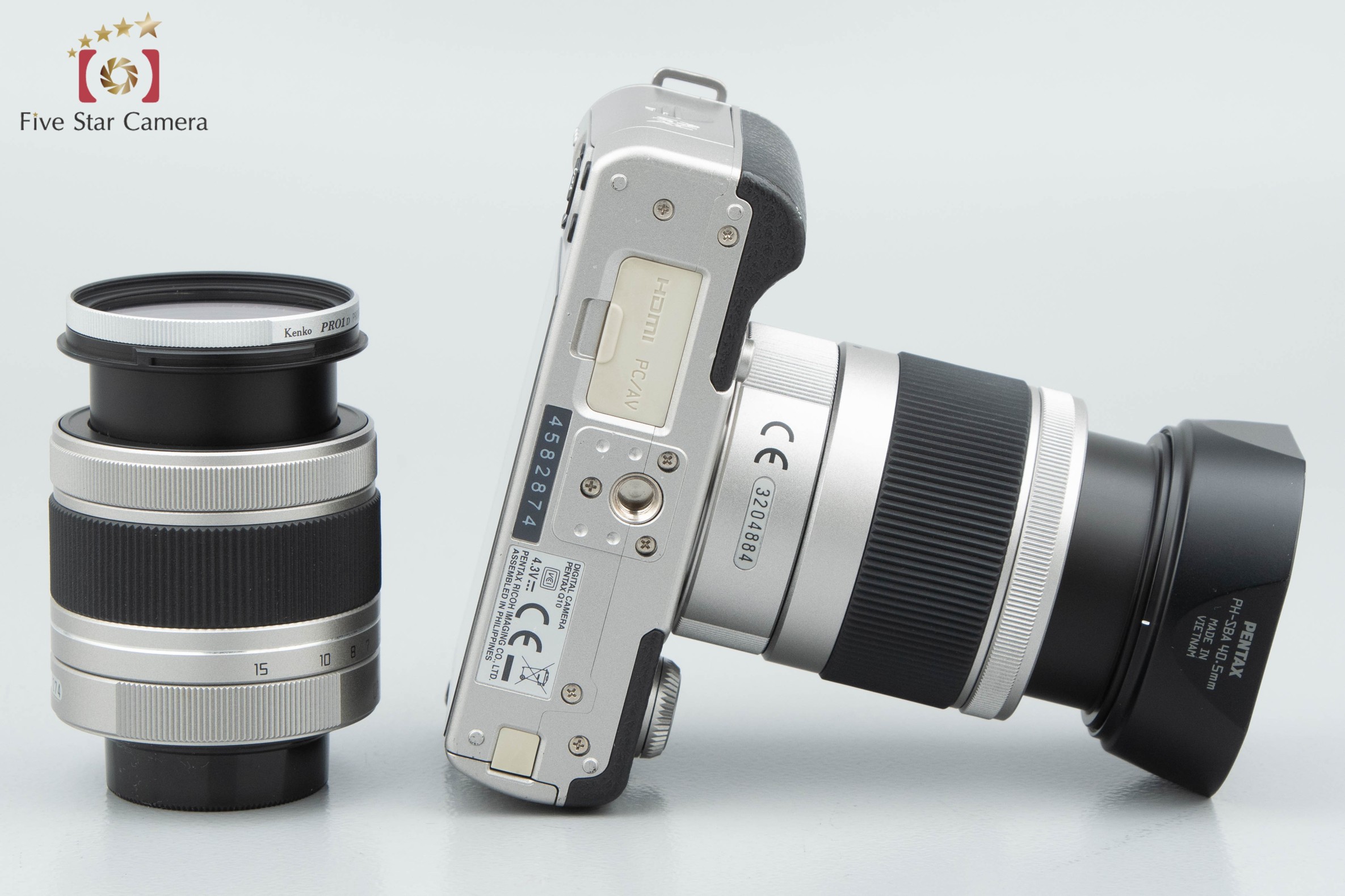 【中古】PENTAX ペンタックス Q10 ダブルズームレンズキット シルバー 元箱付き |  中古カメラ・フィルムカメラを中心に取り揃えるファイブスターカメラ