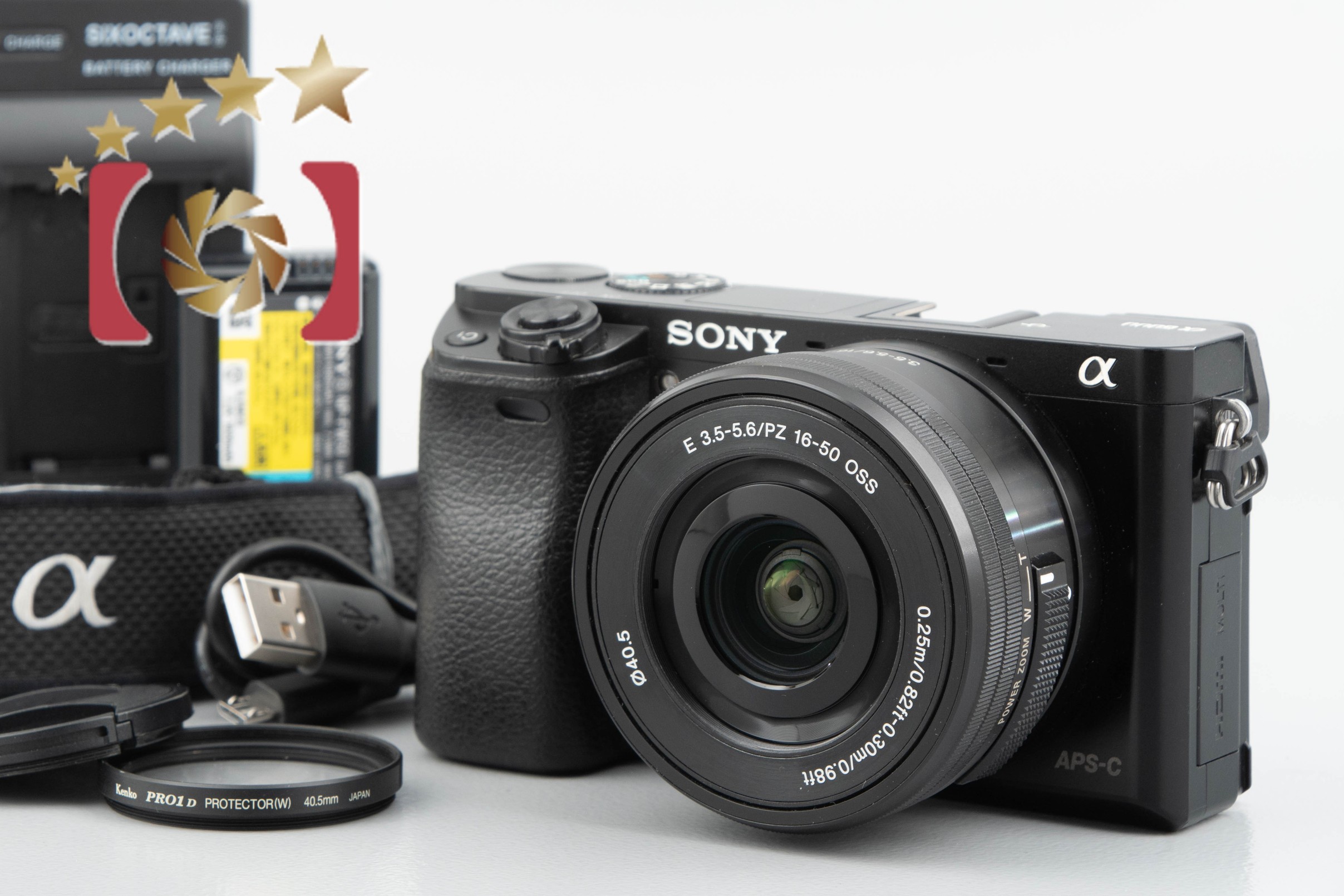 中古】SONY ソニー α6000 ILCE-6000L ブラック パワーズームレンズ