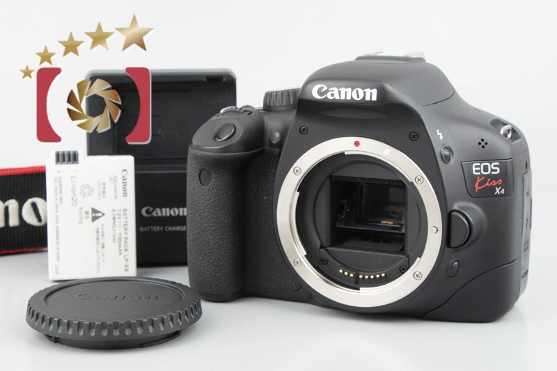 【中古】Canon キヤノン EOS Kiss X4 デジタル一眼レフカメラ シャッター回数僅少 |  中古カメラ・フィルムカメラを中心に取り揃えるファイブスターカメラ