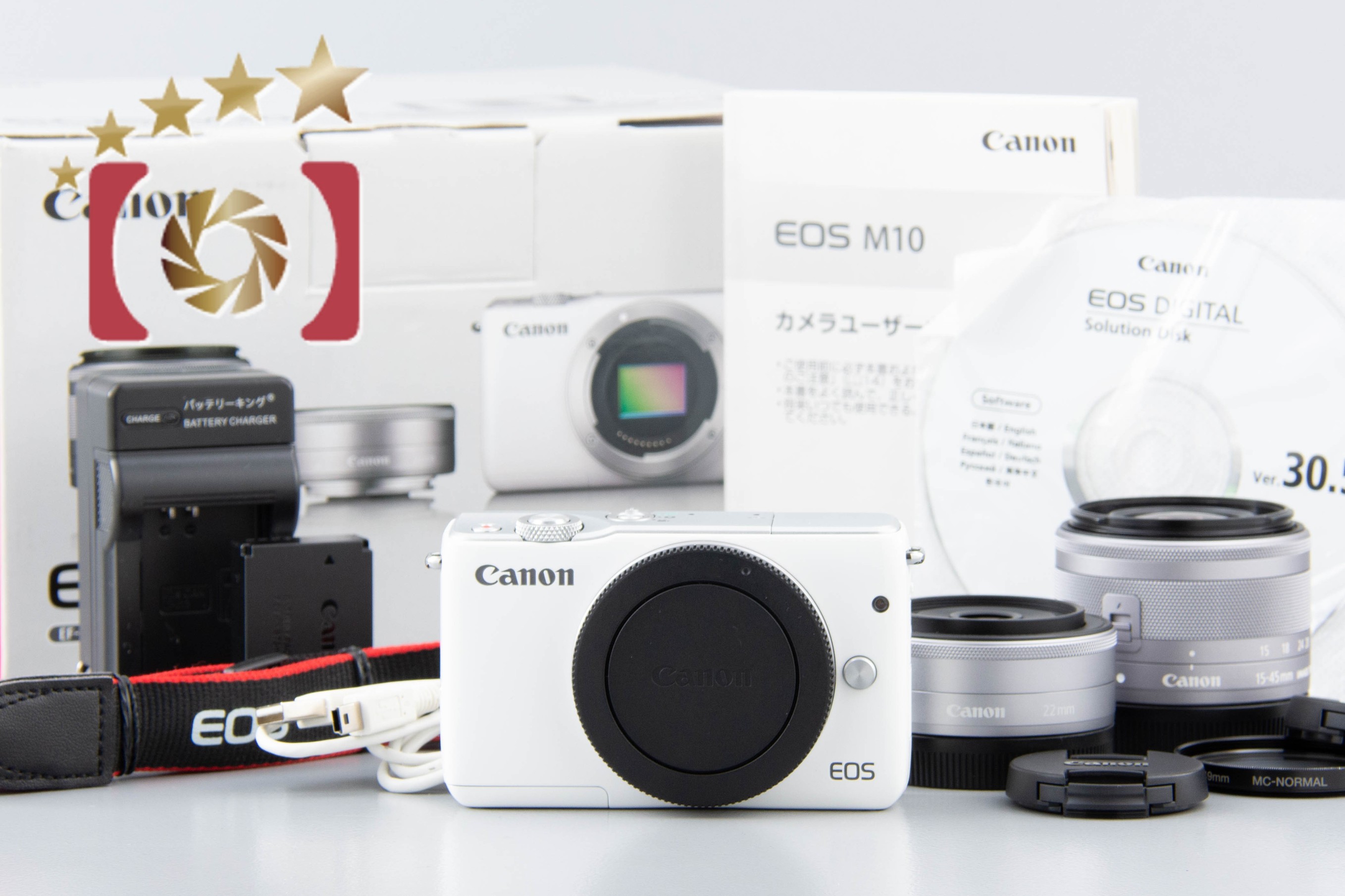 Canon EOS M10 ボディ WH(ホワイト) - デジタルカメラ