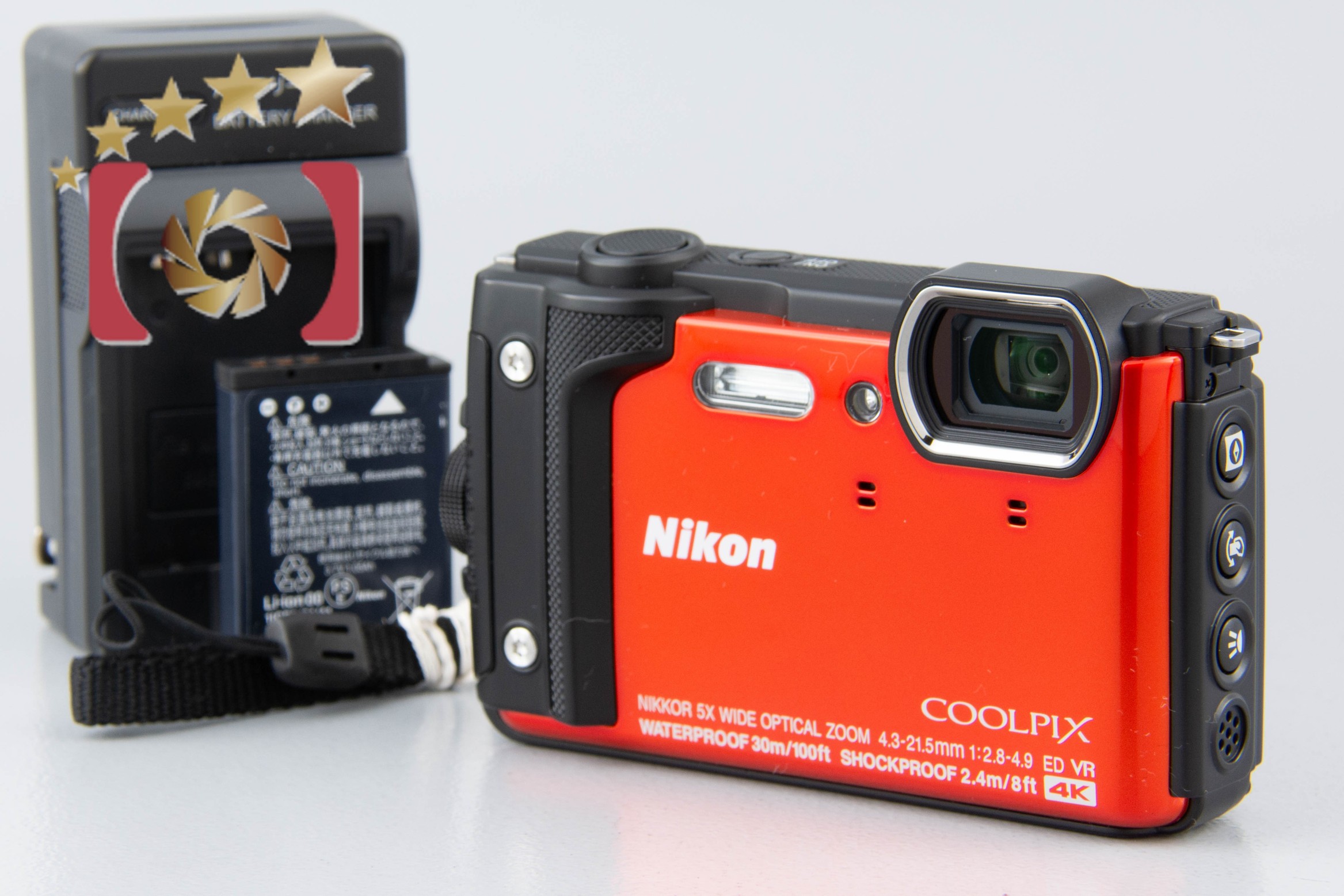 【中古】Nikon ニコン COOLPIX W300 オレンジ コンパクトデジタルカメラ |  中古カメラ・フィルムカメラを中心に取り揃えるファイブスターカメラ