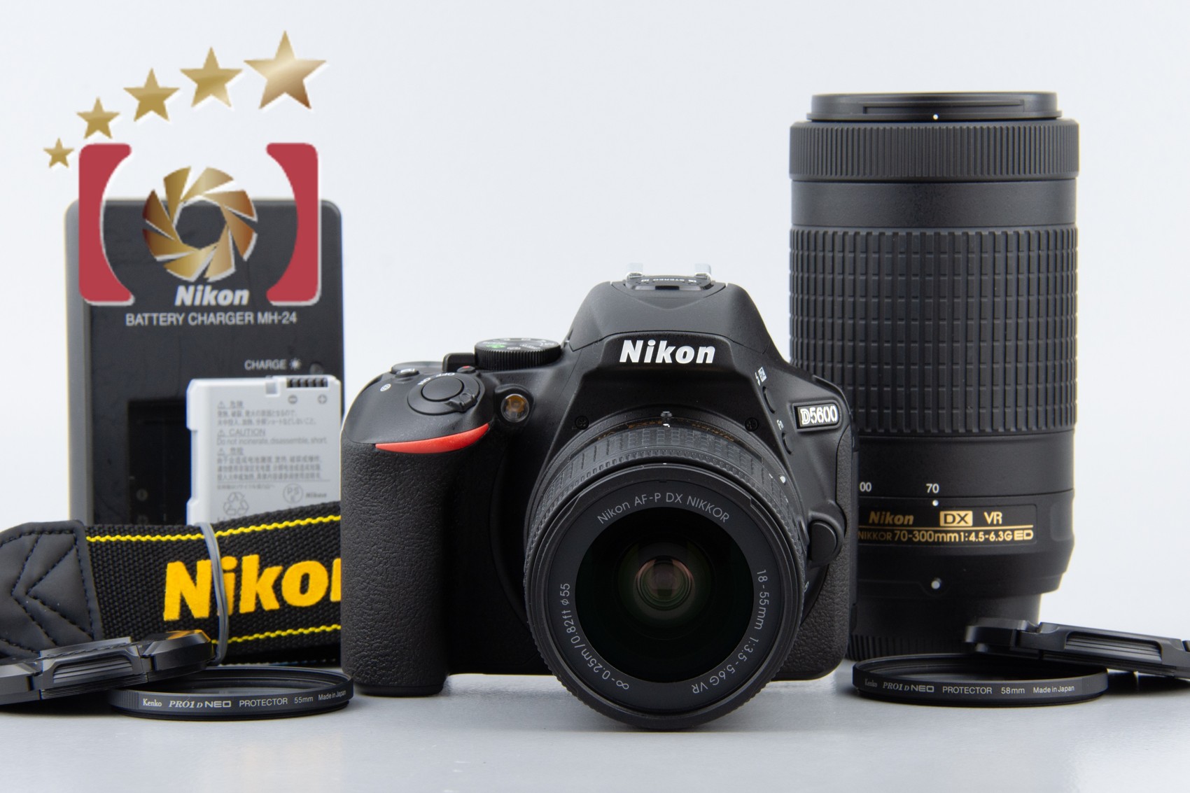 【中古】Nikon ニコン D5600 ダブルズームキット シャッター回数僅少 | 中古カメラ・フィルムカメラを中心に取り揃えるファイブスターカメラ