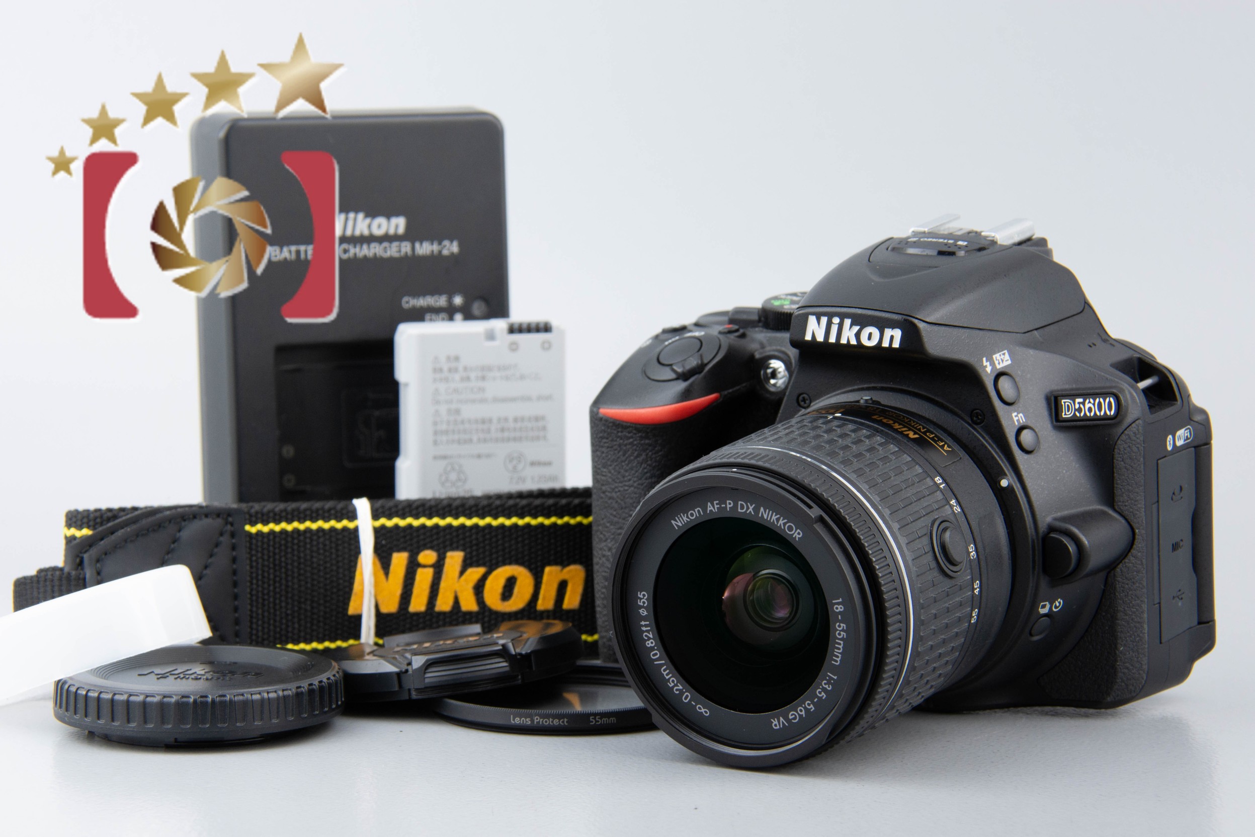 中古】Nikon ニコン D5600 18-55 VR レンズキット シャッター回数僅少 ...