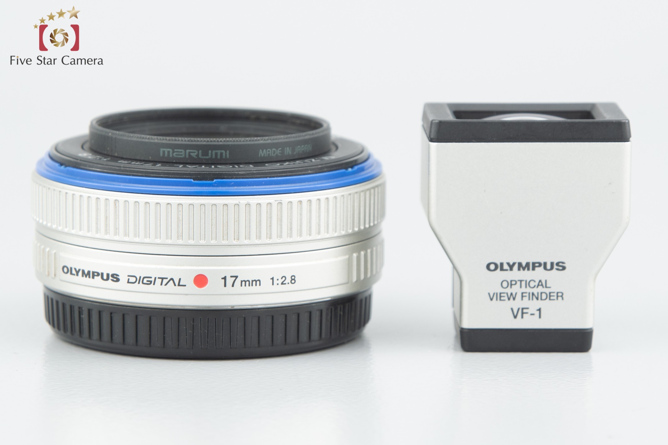 【中古】OLYMPUS オリンパス M.ZUIKO DIGITAL 17mm f/2.8 + VF-1 ビューファインダー |  中古カメラ・フィルムカメラを中心に取り揃えるファイブスターカメラ