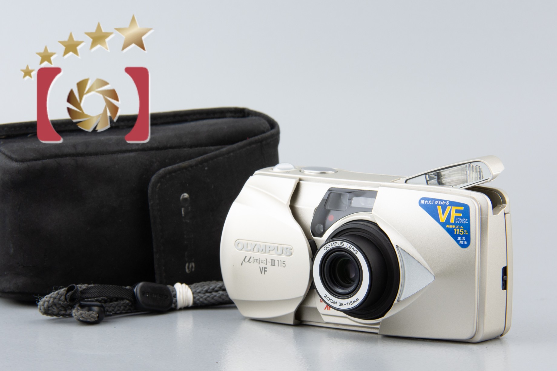 【中古】OLYMPUS オリンパス μ[mju:]-II ミューII 115 VF コンパクトフィルムカメラ |  中古カメラ・フィルムカメラを中心に取り揃えるファイブスターカメラ