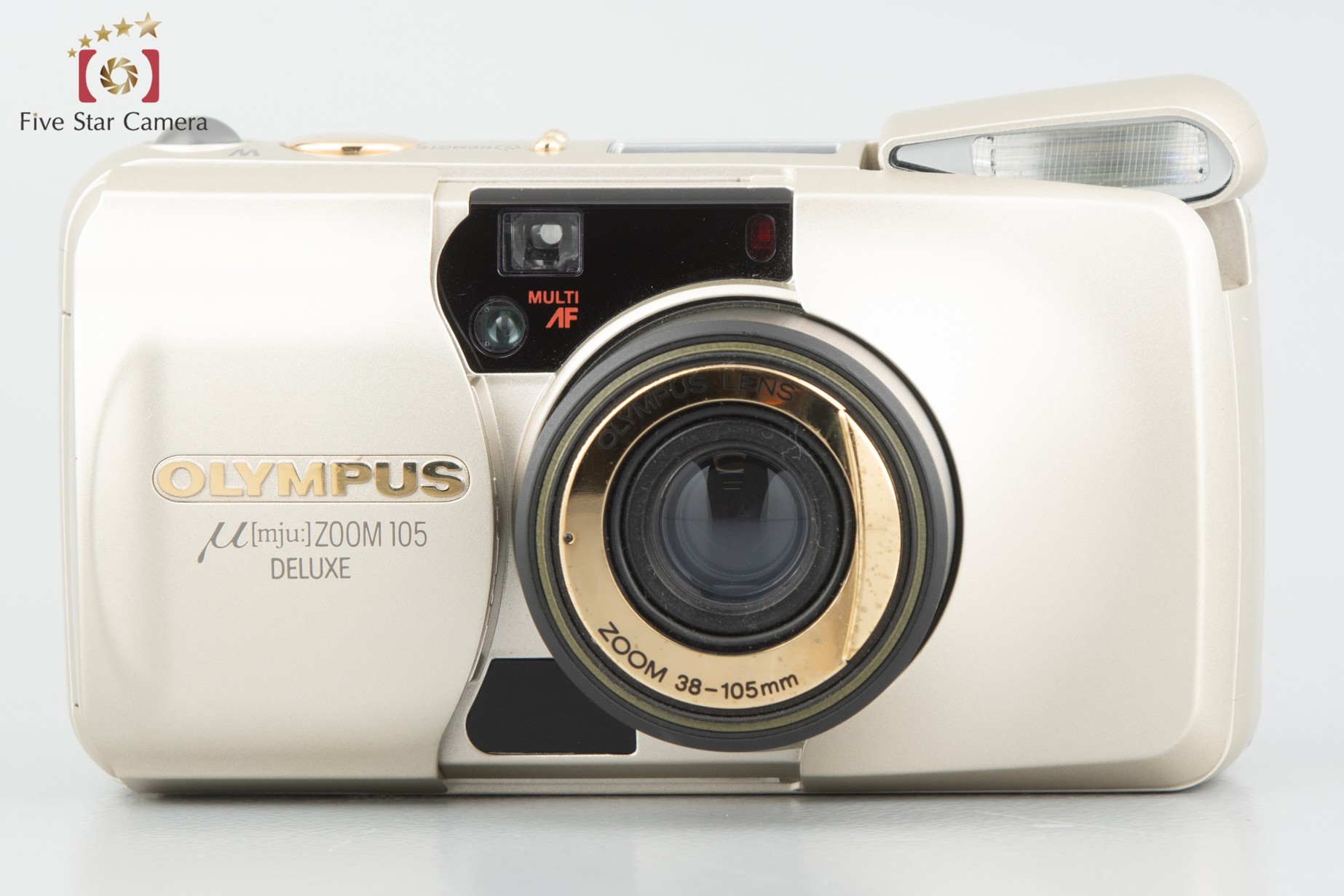 【中古】OLYMPUS オリンパス μ[mju:] ZOOM 105 DELUXE コンパクトフィルムカメラ |  中古カメラ・フィルムカメラを中心に取り揃えるファイブスターカメラ