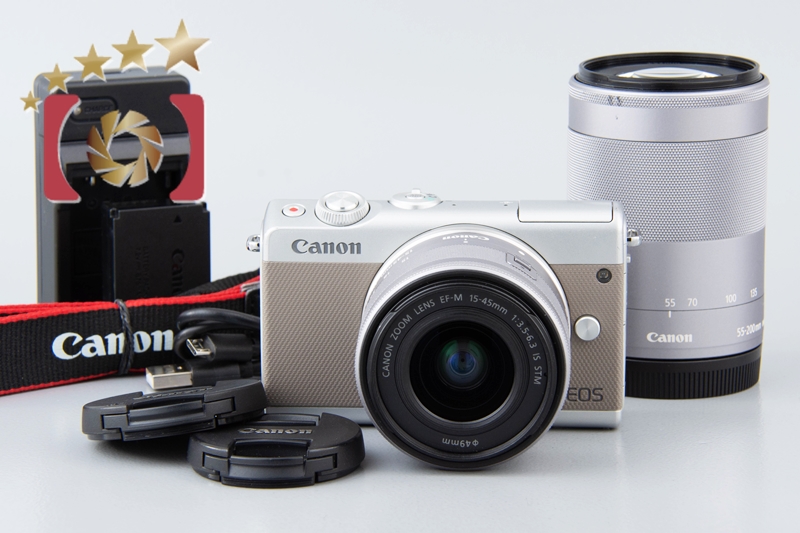 中古】Canon キヤノン EOS M100 ダブルズームレンズキット