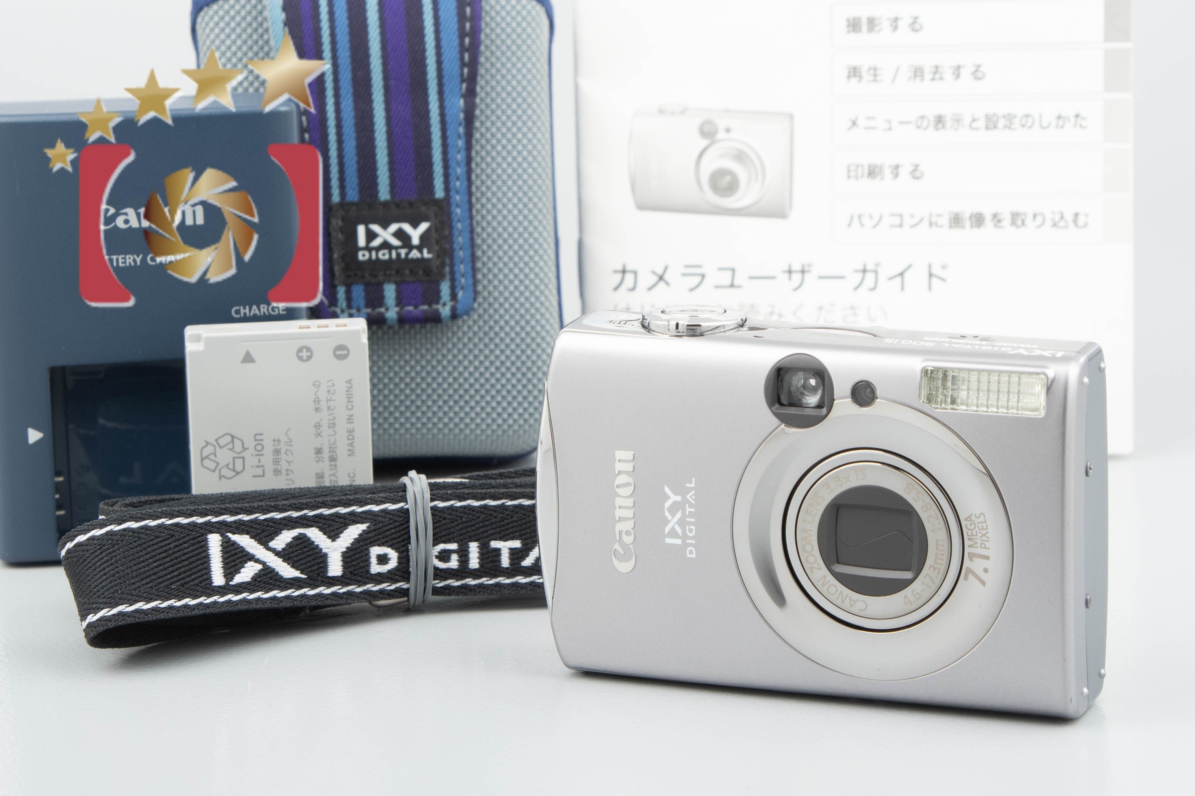 【中古】Canon キヤノン IXY Digital 900 IS シルバー コンパクトデジタルカメラ |  中古カメラ・フィルムカメラを中心に取り揃えるファイブスターカメラ