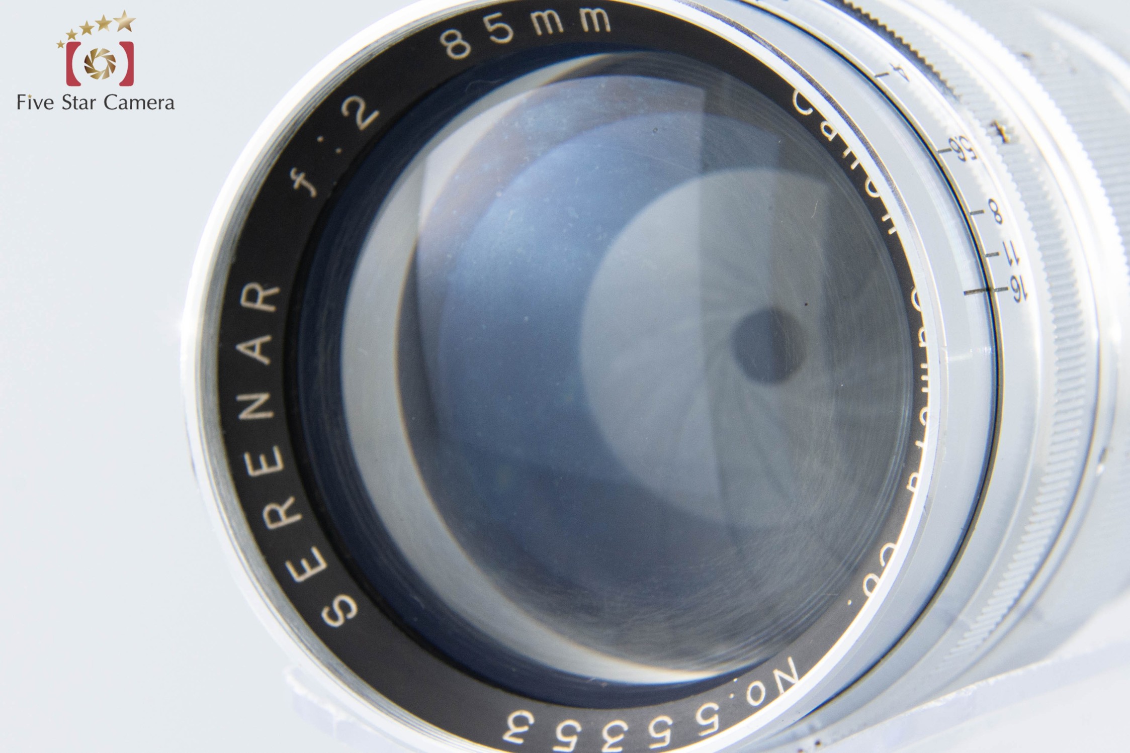 【中古】Canon キヤノン Serenar 85mm f/2 L39 ライカスクリューマウント |  中古カメラ・フィルムカメラを中心に取り揃えるファイブスターカメラ