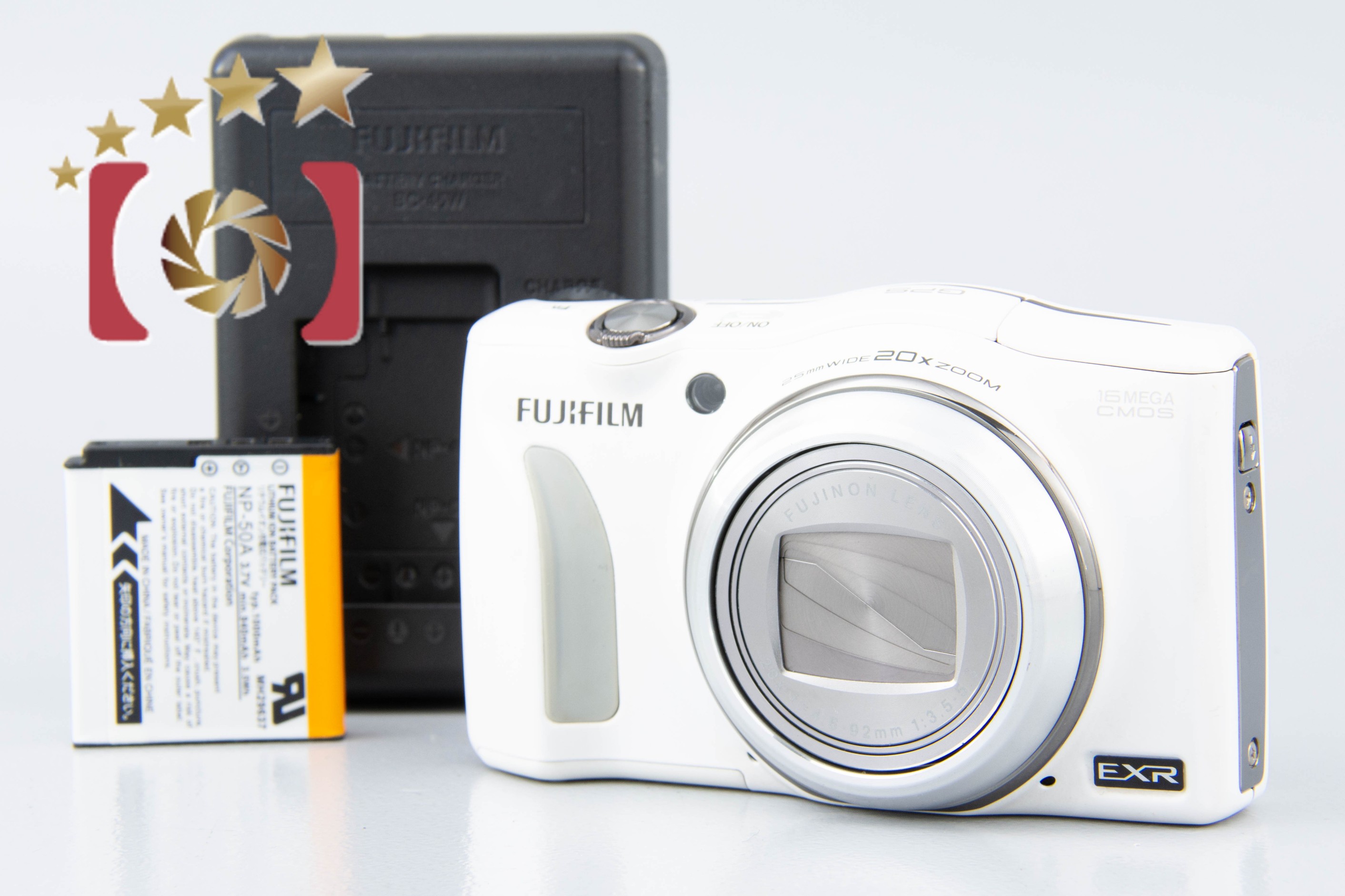 中古】FUJIFILM 富士フイルム FINEPIX F770EXR ホワイト コンパクト