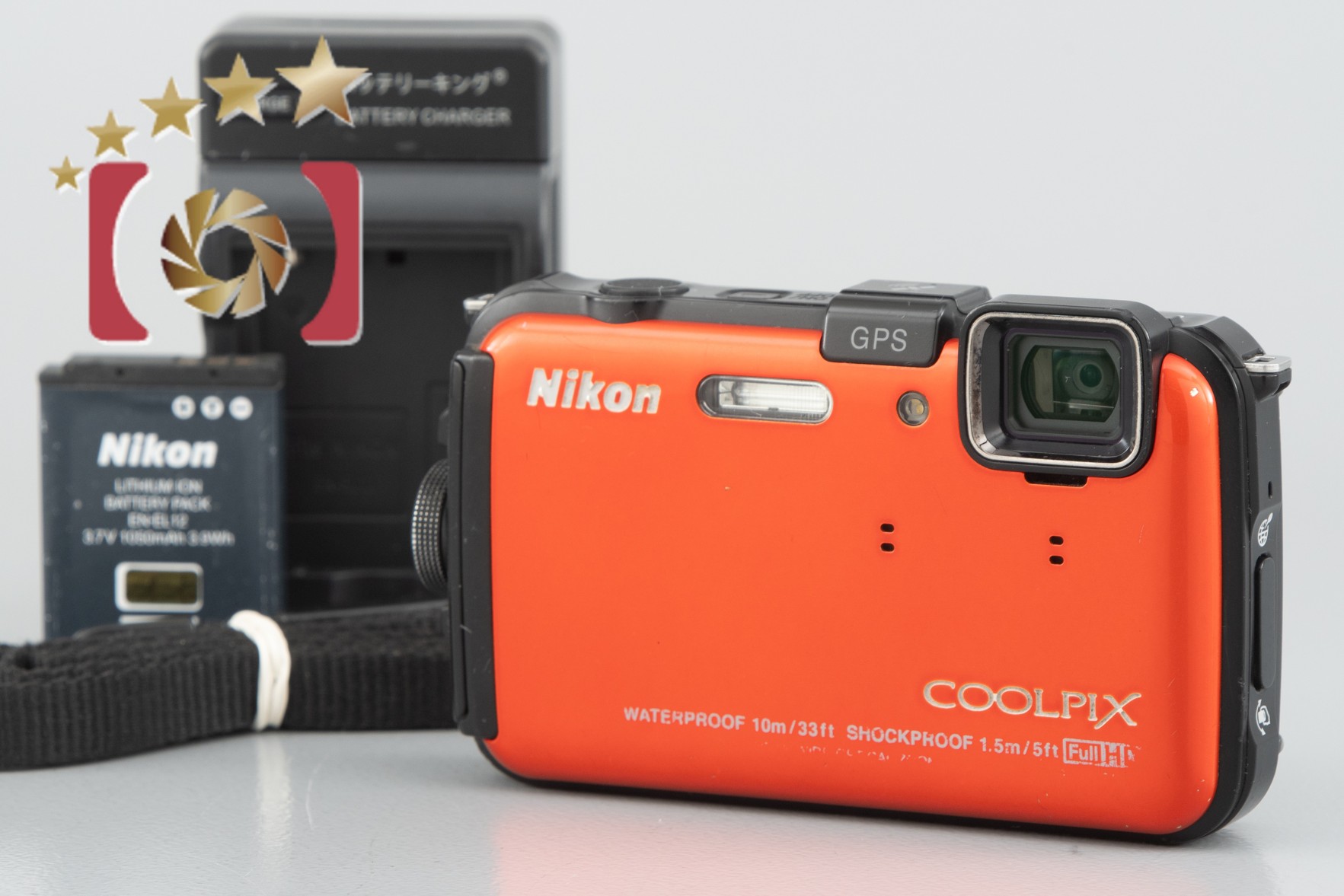 【中古】Nikon ニコン COOLPIX AW100 オレンジ コンパクトデジタルカメラ |  中古カメラ・フィルムカメラを中心に取り揃えるファイブスターカメラ