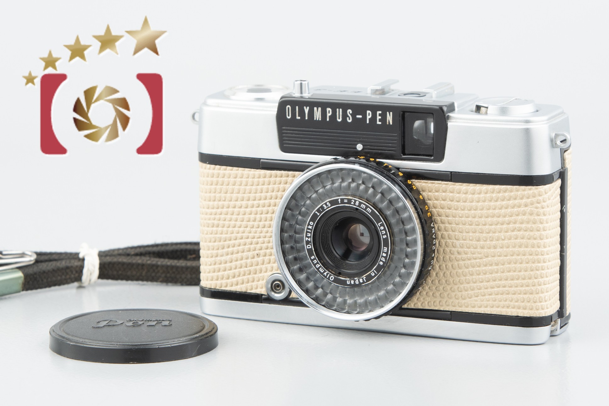 【中古】OLYMPUS オリンパス PEN EE-3 ベージュ コンパクトフィルムカメラ |  中古カメラ・フィルムカメラを中心に取り揃えるファイブスターカメラ