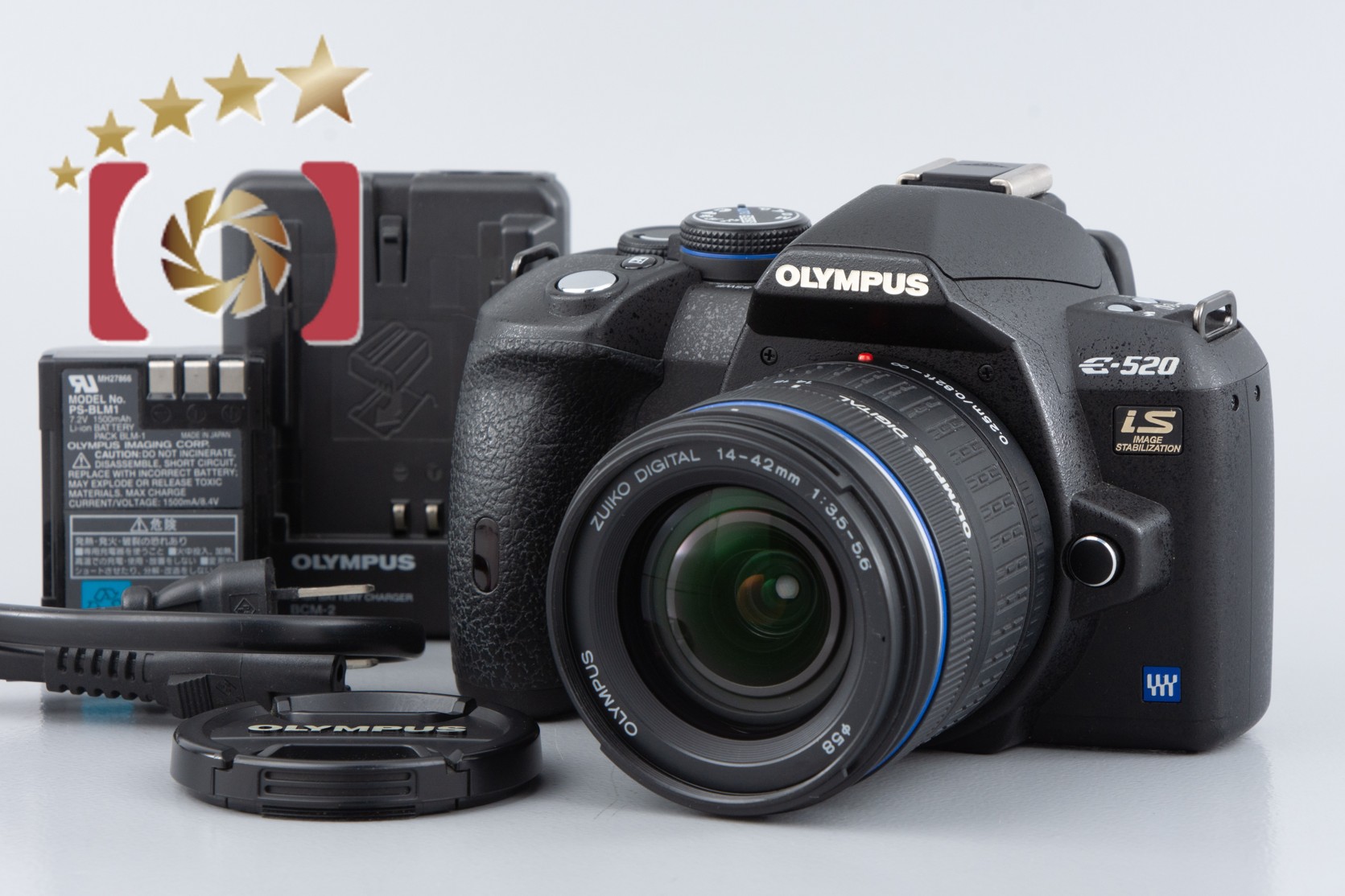 【中古】OLYMPUS オリンパス E-520 14-42mm レンズキット | 中古カメラ・フィルムカメラを中心に取り揃えるファイブスターカメラ