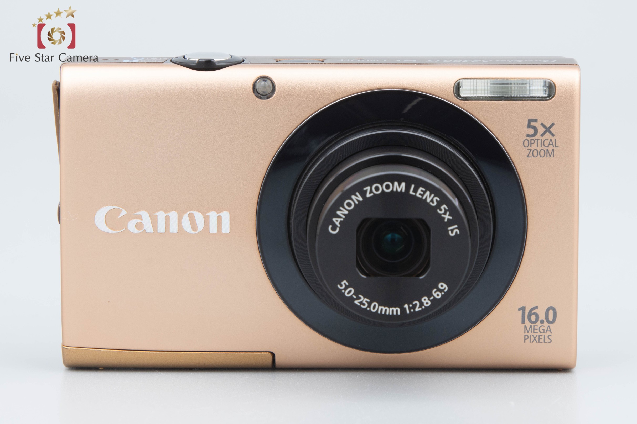 【中古】Canon キヤノン PowerShot A3400 IS ゴールド コンパクトデジタルカメラ 元箱付き |  中古カメラ・フィルムカメラを中心に取り揃えるファイブスターカメラ