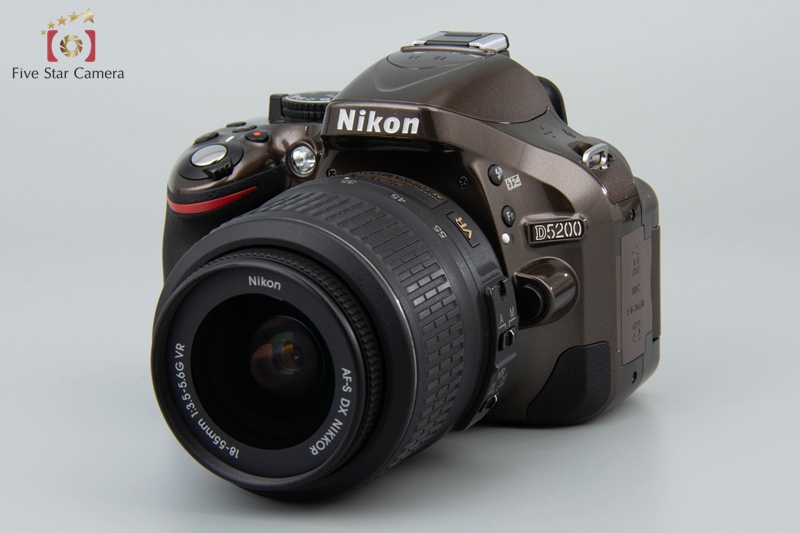 中古】Nikon ニコン D5200 18-55 VR レンズキット ブロンズ 元箱付き |  中古カメラ・フィルムカメラを中心に取り揃えるファイブスターカメラ