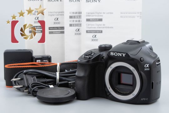 【中古】SONY ソニー α3000 ILCE-3000 ブラック 海外版 ミラーレス一眼カメラ |  中古カメラ・フィルムカメラを中心に取り揃えるファイブスターカメラ