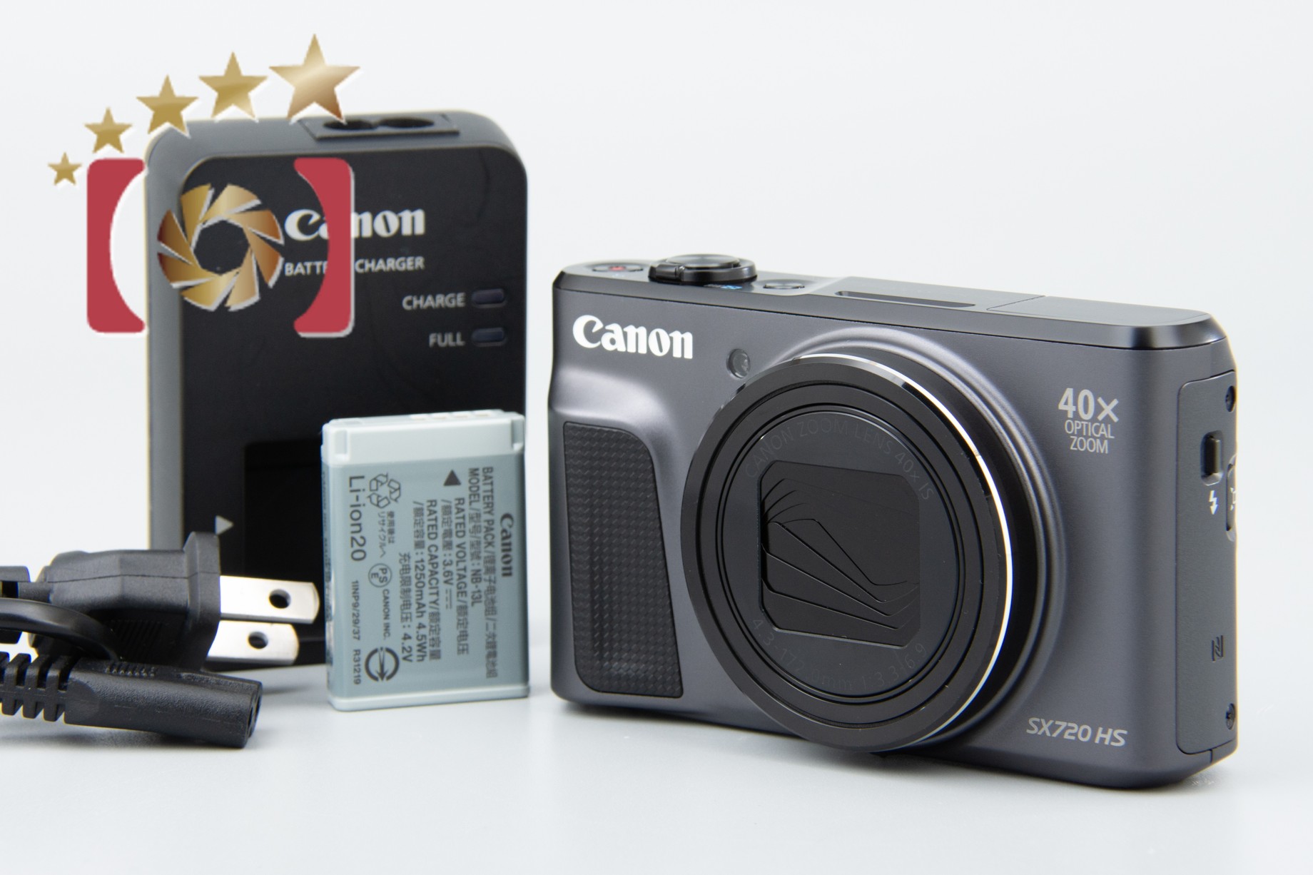 中古】Canon キヤノン PowerShot SX720 HS ブラック コンパクト ...