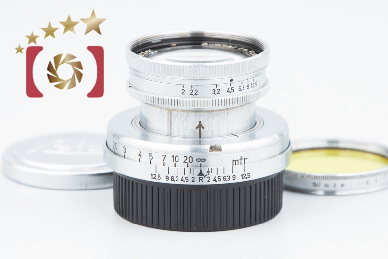 【中古】Leica ライカ Summar 50mm f/2 沈胴式 L39ライカスクリュ―マウント |  中古カメラ・フィルムカメラを中心に取り揃えるファイブスターカメラ