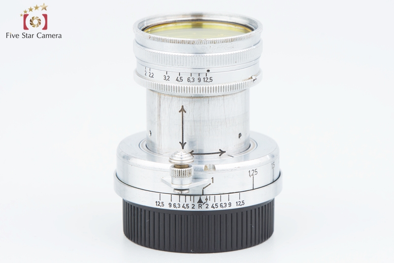 【中古】Leica ライカ Summar 50mm f/2 沈胴式 L39ライカスクリュ―マウント |  中古カメラ・フィルムカメラを中心に取り揃えるファイブスターカメラ