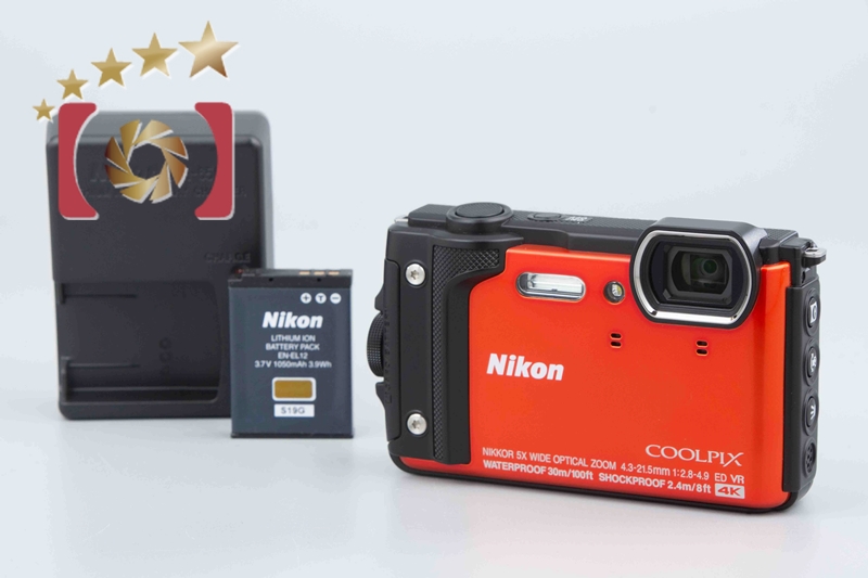 【中古】Nikon ニコン COOLPIX W300 オレンジ コンパクトデジタルカメラ |  中古カメラ・フィルムカメラを中心に取り揃えるファイブスターカメラ