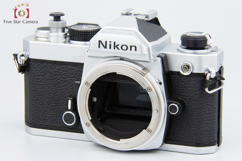 【中古】Nikon ニコン FM 後期 シルバー フィルム一眼レフカメラ | 中古カメラ・フィルムカメラを中心に取り揃えるファイブスターカメラ