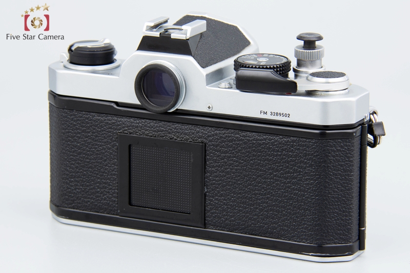 【中古】Nikon ニコン FM 後期 シルバー フィルム一眼レフカメラ | 中古カメラ・フィルムカメラを中心に取り揃えるファイブスターカメラ